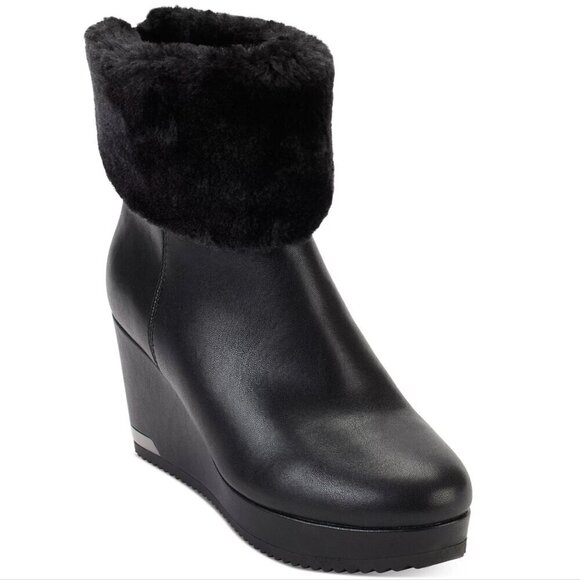 DKNY Women's Nadra Wedge Booties - Picture 1 of 6